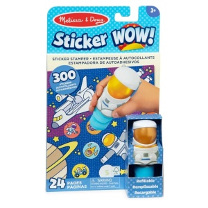 Melissa And Doug Sticker Wow Set De Joaca Autocolante Si Stampila Astronaut