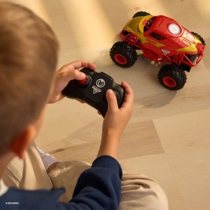 Monster Jam Marvel Camion Gigant Cu Telecomanda Iron Man Scara 1 La 24 - Img 4