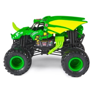 Monster Jam Masinuta Metalica Dragonoid Scara 1:24 - Img 4