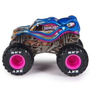 Monster Jam Masinuta Metalica Kraken Scara 1 La 64 - Img 4