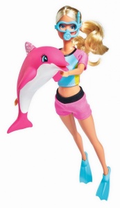 Papusa Steffi Cu Delfin