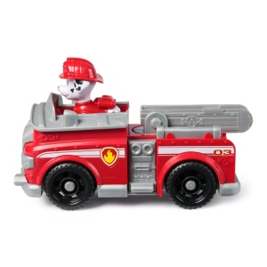 Patrula Catelusilor Set Vehicul De Baza Masina De Pompieri Si Figurina Marshall - Img 5