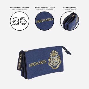 Penar Harry Potter Hogwarts cu 3 compartimente, 22 x 11.5 x 3 cm - Img 2