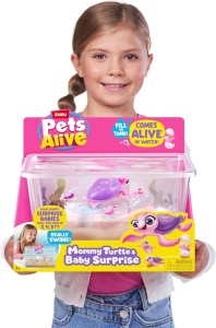 Pets Alive - Set de joaca interactiv, Mama Testoasa si puii sai - Img 7