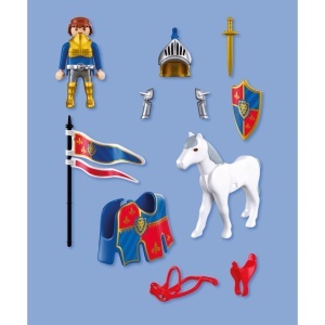 Playmobil - Jucarie de rol Conducatorul cavalerilor Leu - Img 2