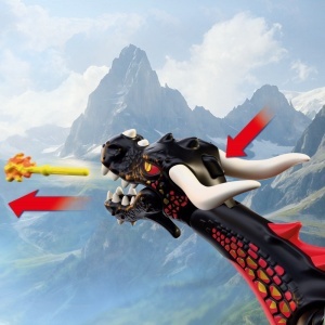 Playmobil - Jucarie de rol Dragonul negru - Img 3