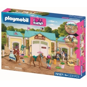 Playmobil - Jucarie de rol Grajd mare de calarie - Img 5