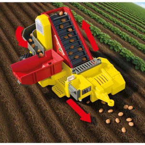 Playmobil - Jucarie de rol Tractor cu masina de recoltat cartofi - Img 4