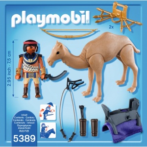 Playmobil - Razboinic Egiptean Cu Camila - Img 4