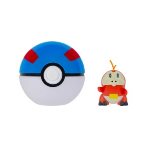 Pokemon - Set 2 figurine Clip n Go, Fuecoco + Great Ball - Img 2