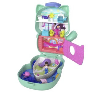 Polly Pocket Set Gentuta Animalut Pisicuta Marinar Cu Accesorii - Img 7