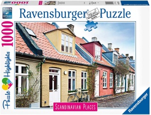 Puzzle Aarhus Danemarca, 1000 Piese - Img 2
