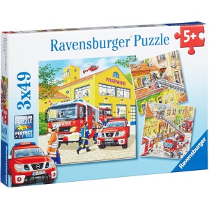 Puzzle Brigada De Pompieri, 3X49 Piese