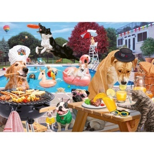Puzzle Catei La Piscina, 1000 Piese - Img 2