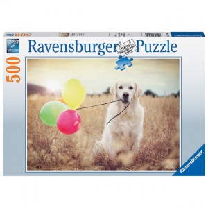 Puzzle Catel Cu Baloane, 500 Piese - Img 4