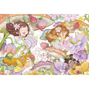 Puzzle Fetite Din Basm, 2X12 Piese - Img 3
