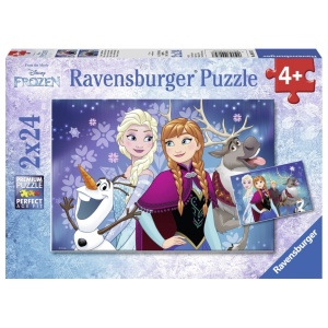 Puzzle Frozen, 2X24 Piese - Img 3