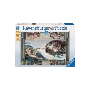 Puzzle Michelangelo - Crearea Lui Adam, 5000 Piese