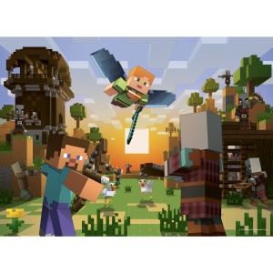 Puzzle Minecraft 4x100 piese - Img 4