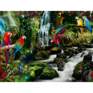 Puzzle Papagali In Jungla, 2000 Piese - Img 2