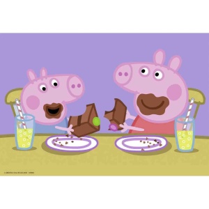 Puzzle Peppa Pig, 2X24 Piese - Img 2