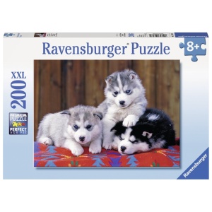 Puzzle Pui De Huskie, 200 Piese