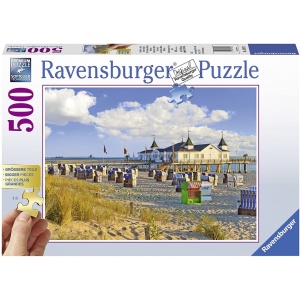 Puzzle Sezlonguri Pe Plaja, 500 Piese