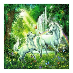 Puzzle Unicorni, 3X49 Piese - Img 2