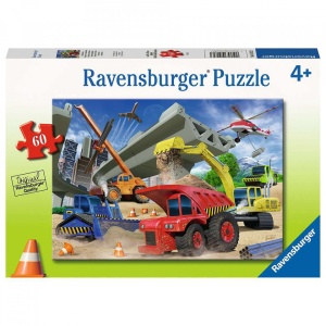 Puzzle Vehicule De Constructii, 60 Piese - Img 2