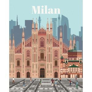 Ravensburger - CreArt pictura pe numere pentru adulti Milano plin de culoare - Img 3