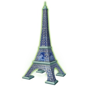 Ravensburger - Puzzle 3D turnul Eiffel lumineaza in intuneric 216 piese - Img 2