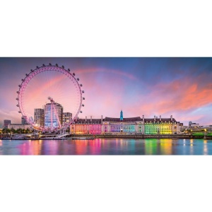 Ravensburger - Puzzle panorama Londra colorata 2000 piese - Img 2