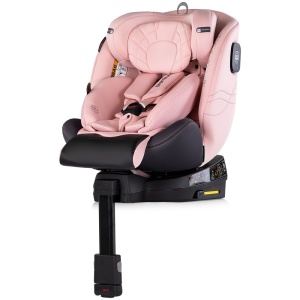 Scaun auto Chipolino Premium I-Size 40-150 cm cu sistem Isofix pink marshmallow - Img 2