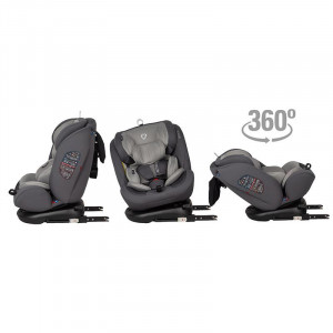 Scaun auto rotativ cu isofix grupa 0-36 kg Coccolle Nova Moonlit Grey - Img 3