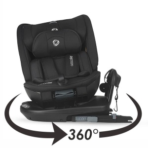 Scaun auto rotativ iSize Coccolle Velsa Jet black - Img 2