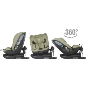 Scaun auto rotativ iSize Coccolle Velsa Moss green - Img 3