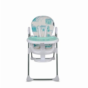 Scaun de luat masa Coccolle Fino Pastel Turquoise - Img 6
