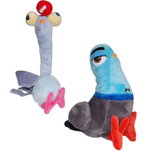 Set 2 jucarii din plus CrazyEyes 34 cm & Lance 26 cm, Spioni Deghizati - Img 2