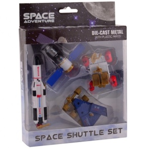 Set 4 figurine din metal/plastic - Vehicule spatiale - Img 6