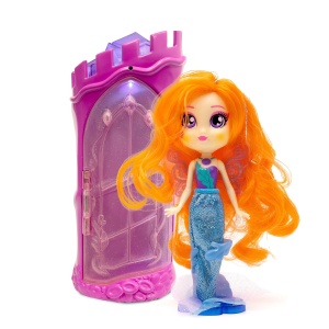 Set de joaca cu papusa sirena Bright Fairy Friends, castel si accesorii - Img 6