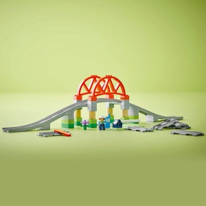 Set Jucarii LEGO DUPLO® - Set de extindere Pod cu sine de cale ferata (10426) - Img 5