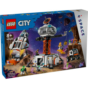 Set LEGO City - Baza spatiala si platforma de lansare a rachetei (60434) - Img 2
