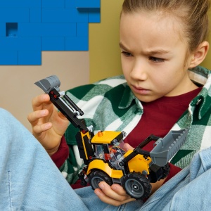 Set LEGO City - Buldoexcavator galben (60480) - Img 6