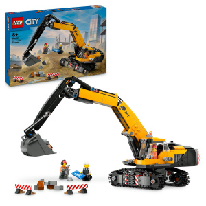 Set LEGO City - Excavator galben de constructii (60420) - Img 1
