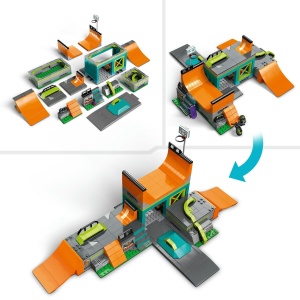 Set LEGO City - Parc pentru skateboard (60364) - Img 7