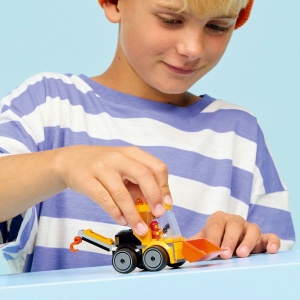 Set LEGO City - Vehicule – Încărcător de construcții (60483) - Img 4