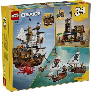 Set LEGO Creator - Corabie de pirați emblematică (31387) - Img 3