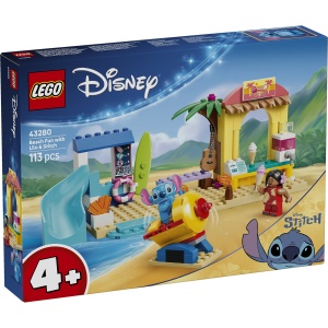 Set LEGO Disney - Distracție pe plajă cu Lilo și Stitch (43280) - Img 2