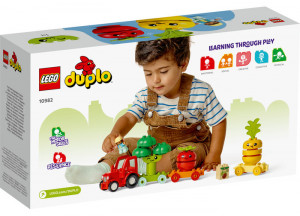 Set LEGO DUPLO - Tractor cu fructe si legume (10982) - Img 3