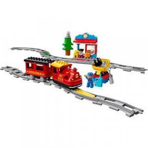Set LEGO DUPLO - Tren cu aburi (10874) - Img 3